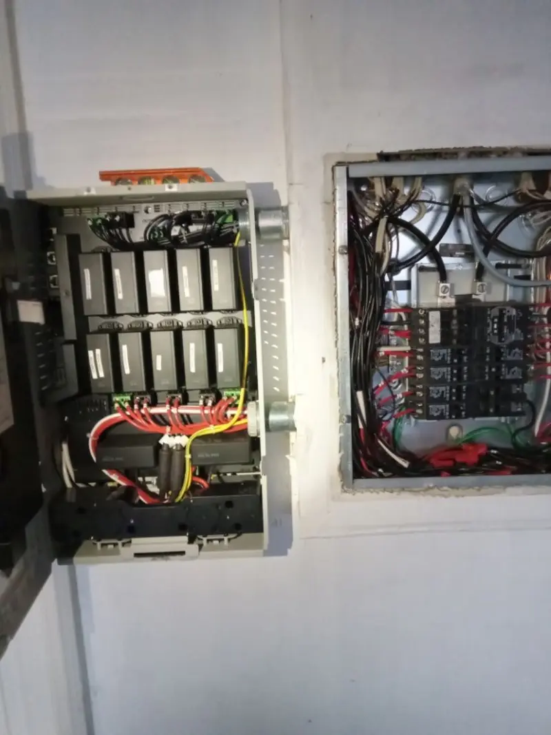 Electrical panel upgrade completed for Security Camera Wiring in Glenolden
